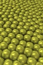 Background with yellow tight pearls