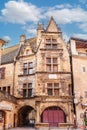 Representative facades of the town of Sarlat la CanÃÂ©da, in PÃÂ©rigord, Dordogne, Nouvelle-Aquitaine, France