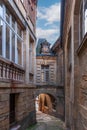 Representative facades of the town of Sarlat la CanÃÂ©da, in PÃÂ©rigord, Dordogne, Nouvelle-Aquitaine, France