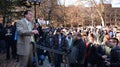 Representative Jeff Irwin at Ann Arbor Hash Bash 2014 Royalty Free Stock Photo