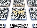 Two-dimensional code data transmission and world map, financial transactions and identification