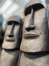 Reproduction of ancient Moai Statue. Easter Island