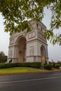 Reproduction of the Arc de Triomphe in Paris made in Ciudad Juarez Mexico, which gives entrance to one of the most exclusive