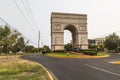 Reproduction of the Arc de Triomphe in Paris made in Ciudad Juarez Mexico, which gives entrance to one of the most exclusive