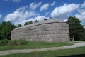 Iroquois longhouse Royalty Free Stock Photo