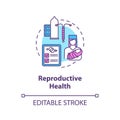 Reproductive health concept icon