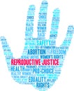 Reproductive Justice Word Cloud