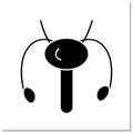 Reproductive system glyph icon