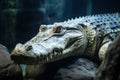 reptile crocodile underwater generative ai