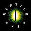 Reptile eyes logo designs inspiration Royalty Free Stock Photo