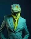 Reptiloid humanoid. Portrait of a lizard woman Royalty Free Stock Photo