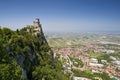 Repubblica di San Marino - First Tower Guaita Hori Royalty Free Stock Photo