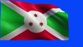 Republic of Burundi, Flag of Burundi - LOOP