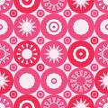 Republic China of Taiwan circle symmetry seamless pattern Royalty Free Stock Photo