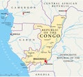 Republic of the Congo Political Map