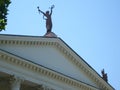 architecture of the buildings in Sevastopol. The city is a hero of Sevastopol and its architecture Royalty Free Stock Photo