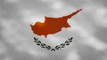Cyprus dense flag fabric wavers, background loop