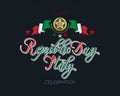 Republic day, national holiday of Italy Royalty Free Stock Photo