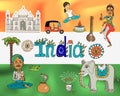 Republic india background