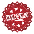 Republic of ireland grunge stamp