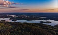 Republic of Karelia. Russia. Karelian Islands from above panorama with drone. Royalty Free Stock Photo