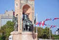 Republic Monument at Taksim Square in Istanbul, Turkey