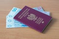 Republic of Poland biometric passport, driver licence, ID and Polish money