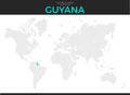 Co-operative Republic of Guyana Location Map