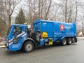 Garbage Truck in Massachusetts, USA