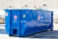 Republic Services waste management solid trash dumpster bin. Royalty Free Stock Photo