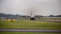 Lockheed C-130 Hercules on Runway