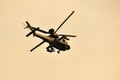 Republic of Singapore Air Force (RSAF) Apache Longbow attack helicopter flypast during National Day Parade (NDP) Rehearsal 2013