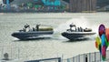 Republic of Singapore Navy demonstrating their rigid hull inflatable boats during National Day Parade (NDP) Rehearsal 2013