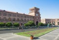 Republic Square is the central town square in Yerevan, the capital of Armenia. Building made of natural stone tuff