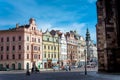 Republic Square in Plzen, Czech Republic Royalty Free Stock Photo