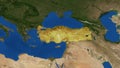 Turkey map, Republic of Turkey map