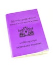 Republic of the Union of myanmar temporary passport