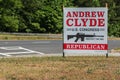 Republican Campaign Sign Features Automatic Rifle And References Second Amendment