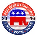 2016 Republican elections button