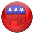 Republican elections button