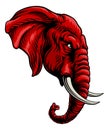 Republican Elephant Election Political Party Icon Royalty Free Stock Photo