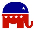 Republican Party logo elephant logo republican elephant logo Royalty Free Stock Photo