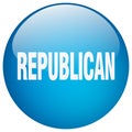 republican button Royalty Free Stock Photo