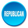 republican button Royalty Free Stock Photo