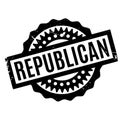Republican rubber stamp Royalty Free Stock Photo