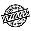 Republican rubber stamp Royalty Free Stock Photo