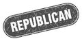 republican sign. republican grunge stamp. Royalty Free Stock Photo