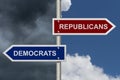 Republicans versus Democrats