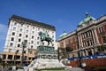 Republics square in Belgrade, Serbia