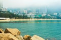 Repulse Bay in fog Royalty Free Stock Photo